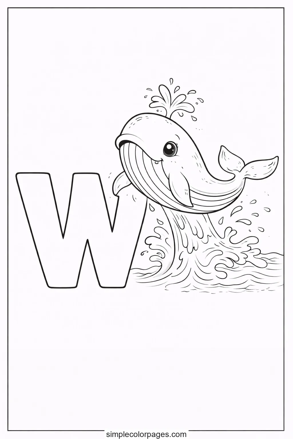 Preview of Alphabet Coloring Pages