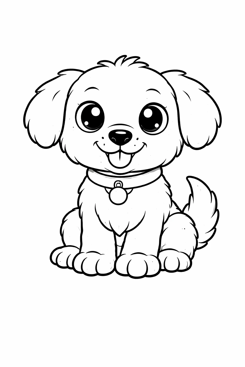 Preview of Puppy Coloring Page