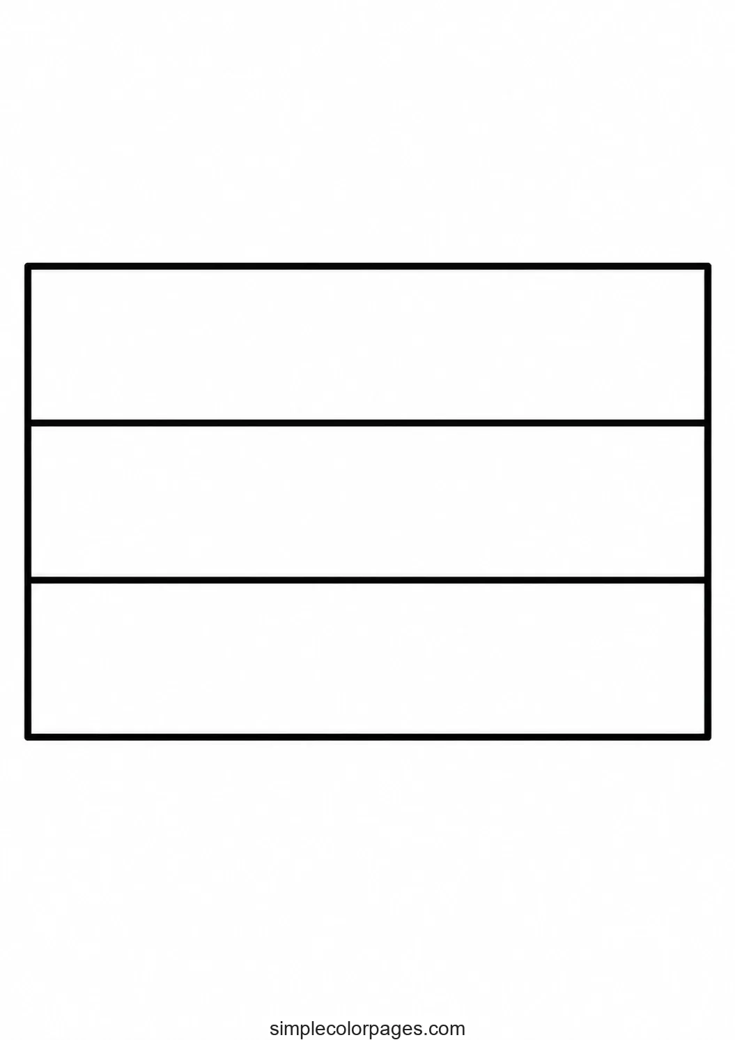Preview of Austria Flag Coloring Page