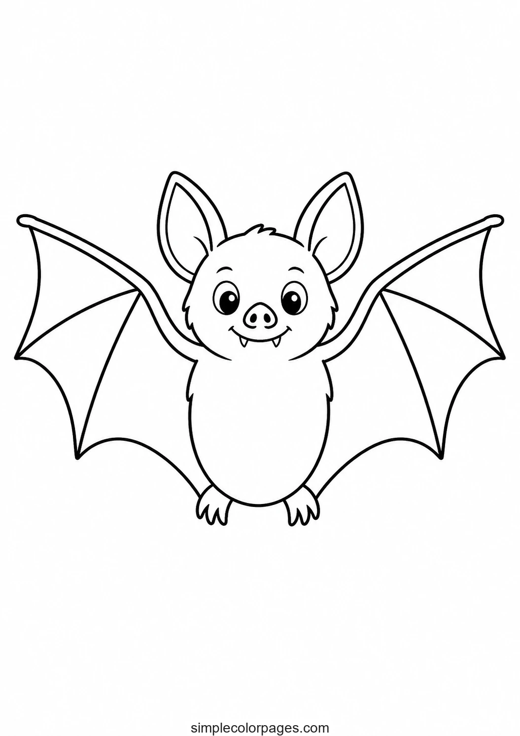 Preview of Bat Coloring Pages
