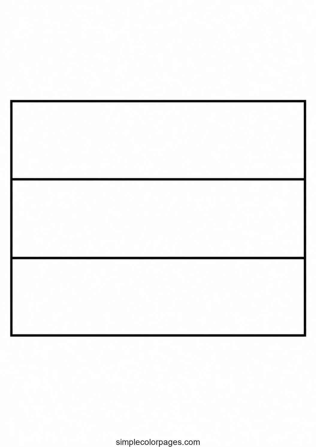 Preview of Bolivia Flag Coloring Page