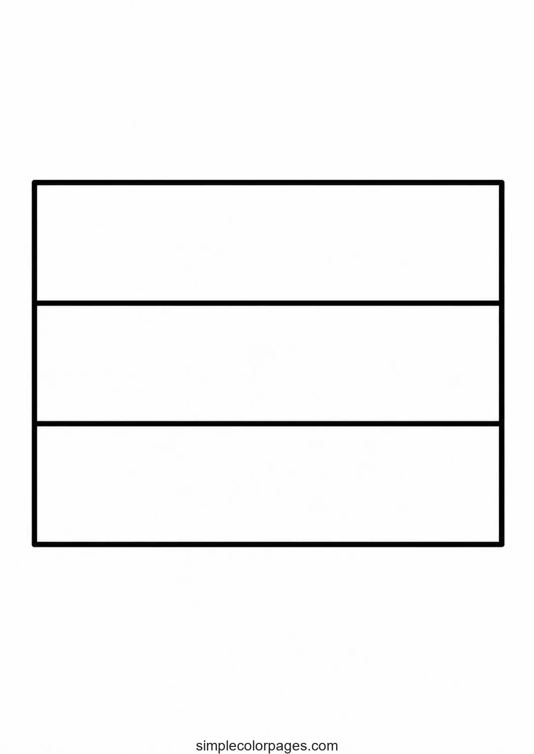Preview of Bulgaria Flag Coloring Page