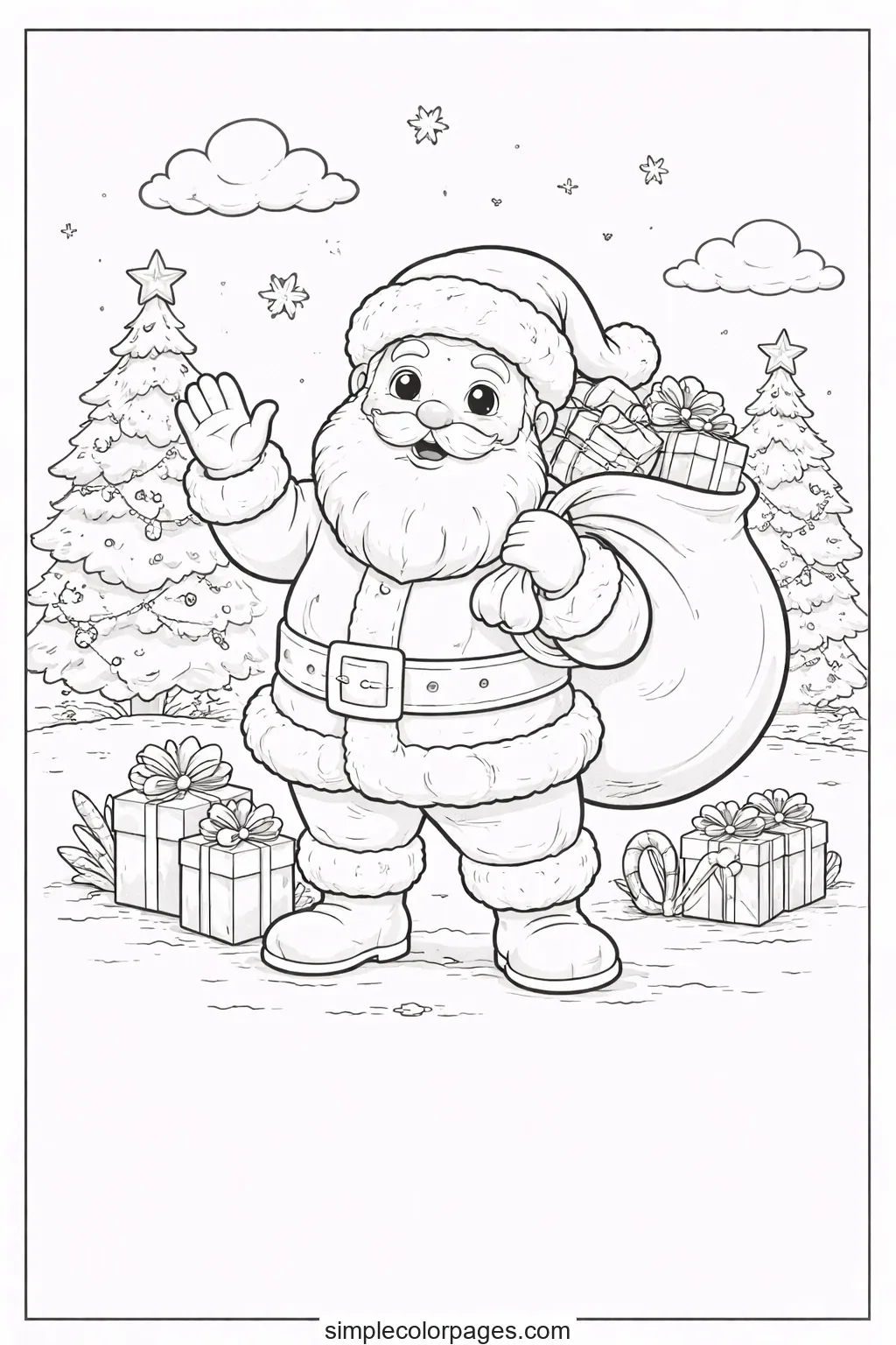 Preview of Holiday Coloring Pages