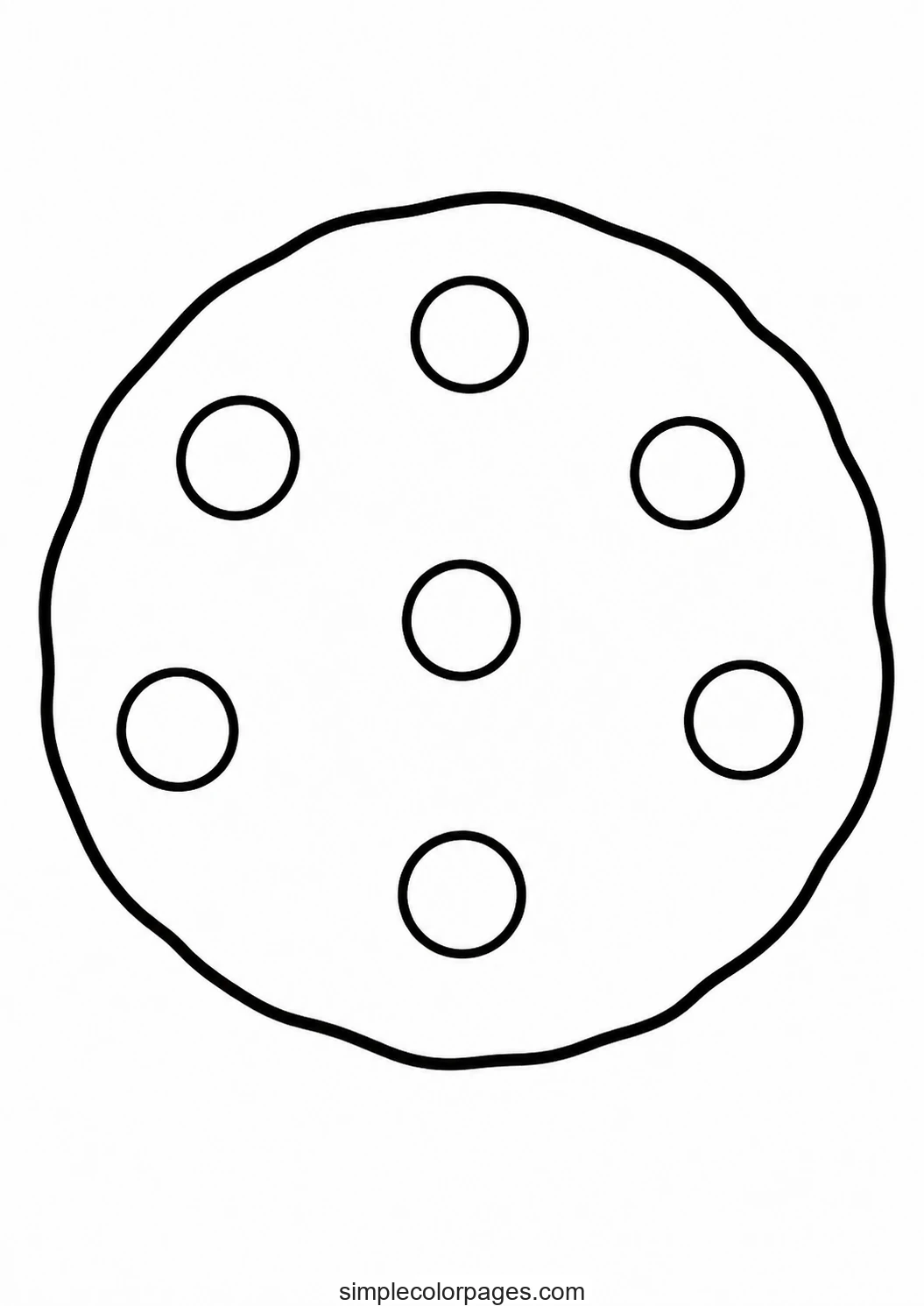 Preview of Cookie Coloring Page