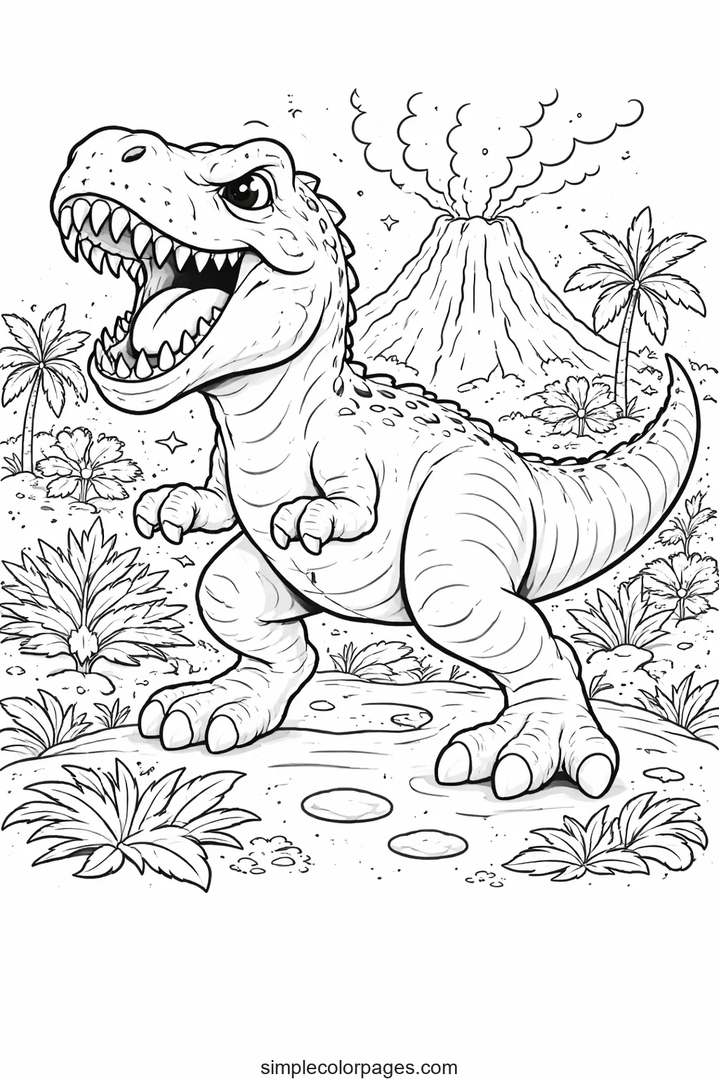 Preview of Dinosaur Coloring Pages