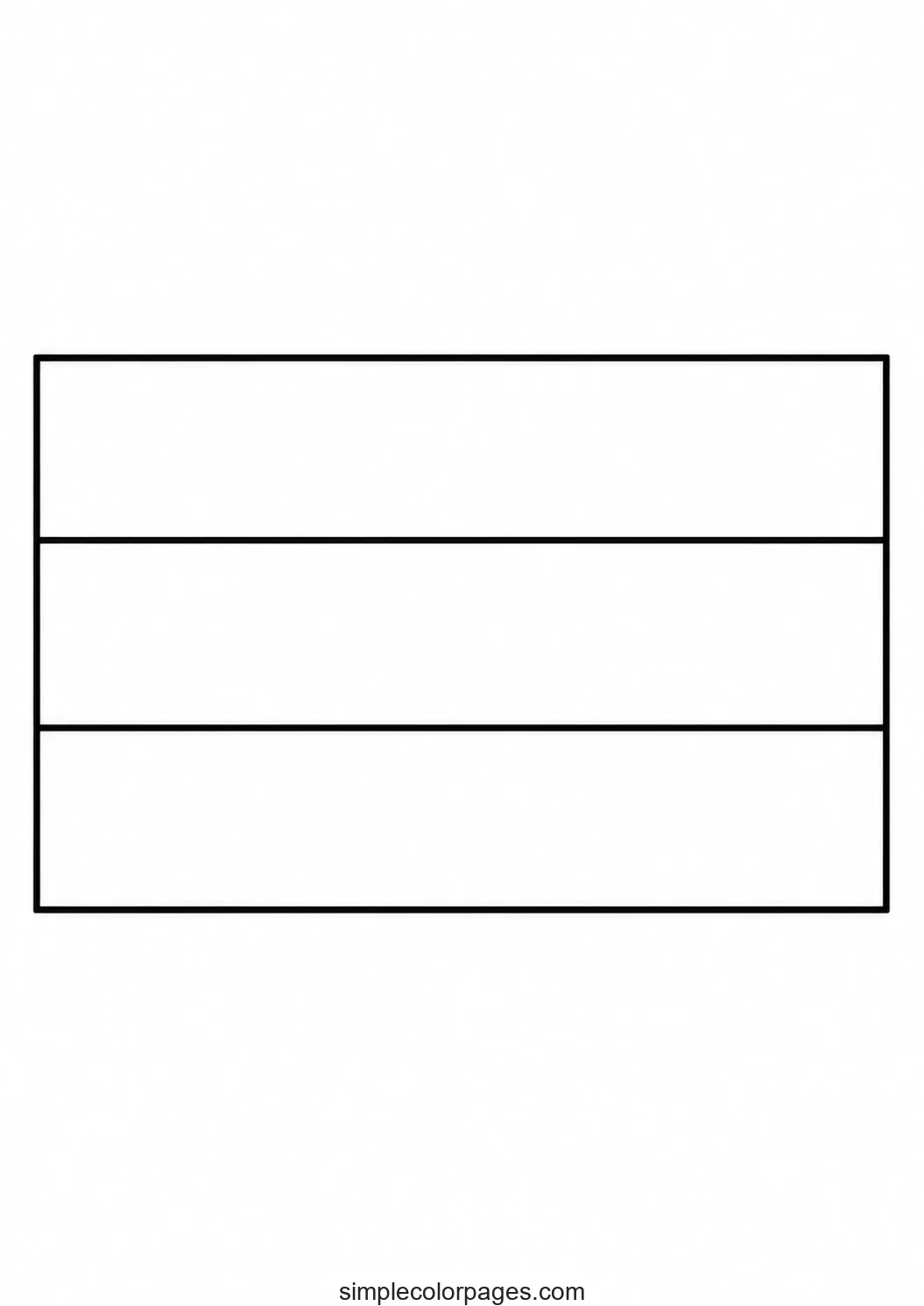Preview of Estonia Flag Coloring Page