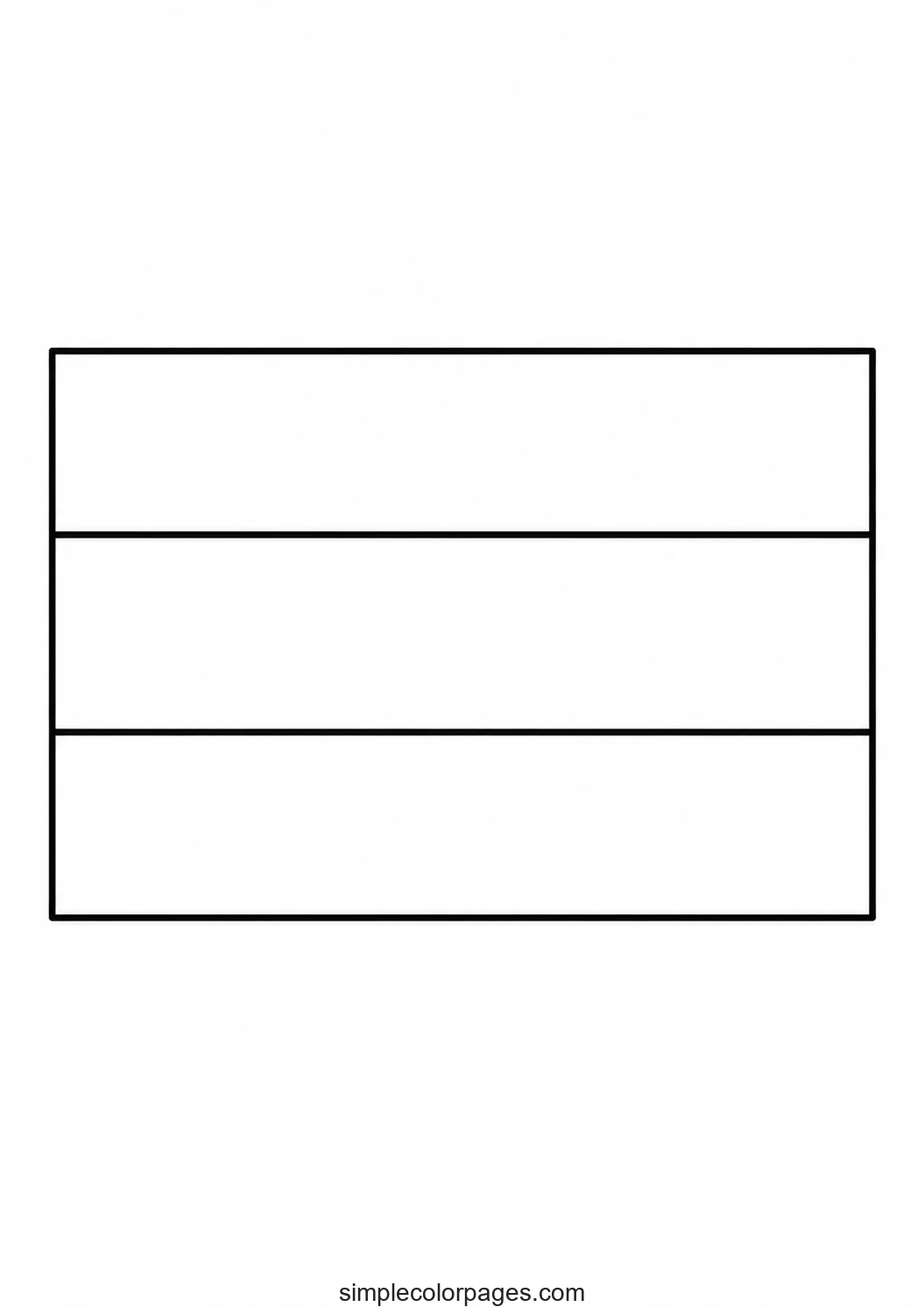 Preview of Germany Flag Coloring Page