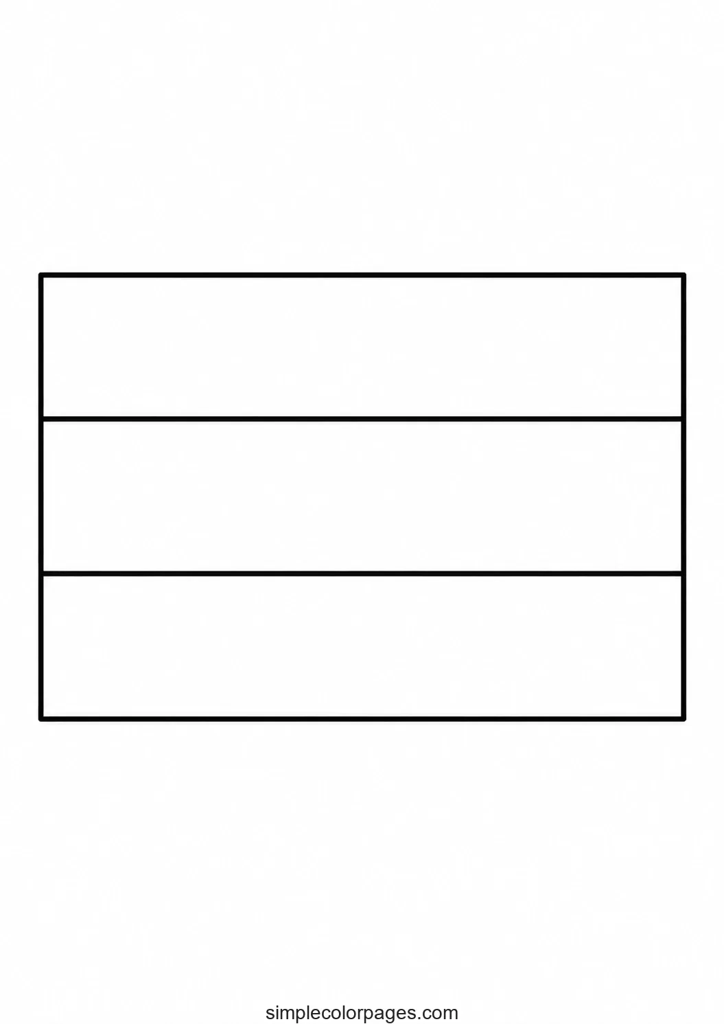 Preview of Germany Flag Coloring Page