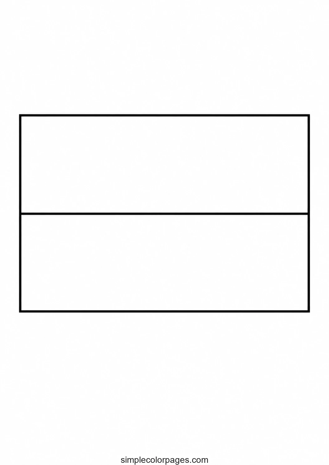 Preview of Indonesia Flag Coloring Page