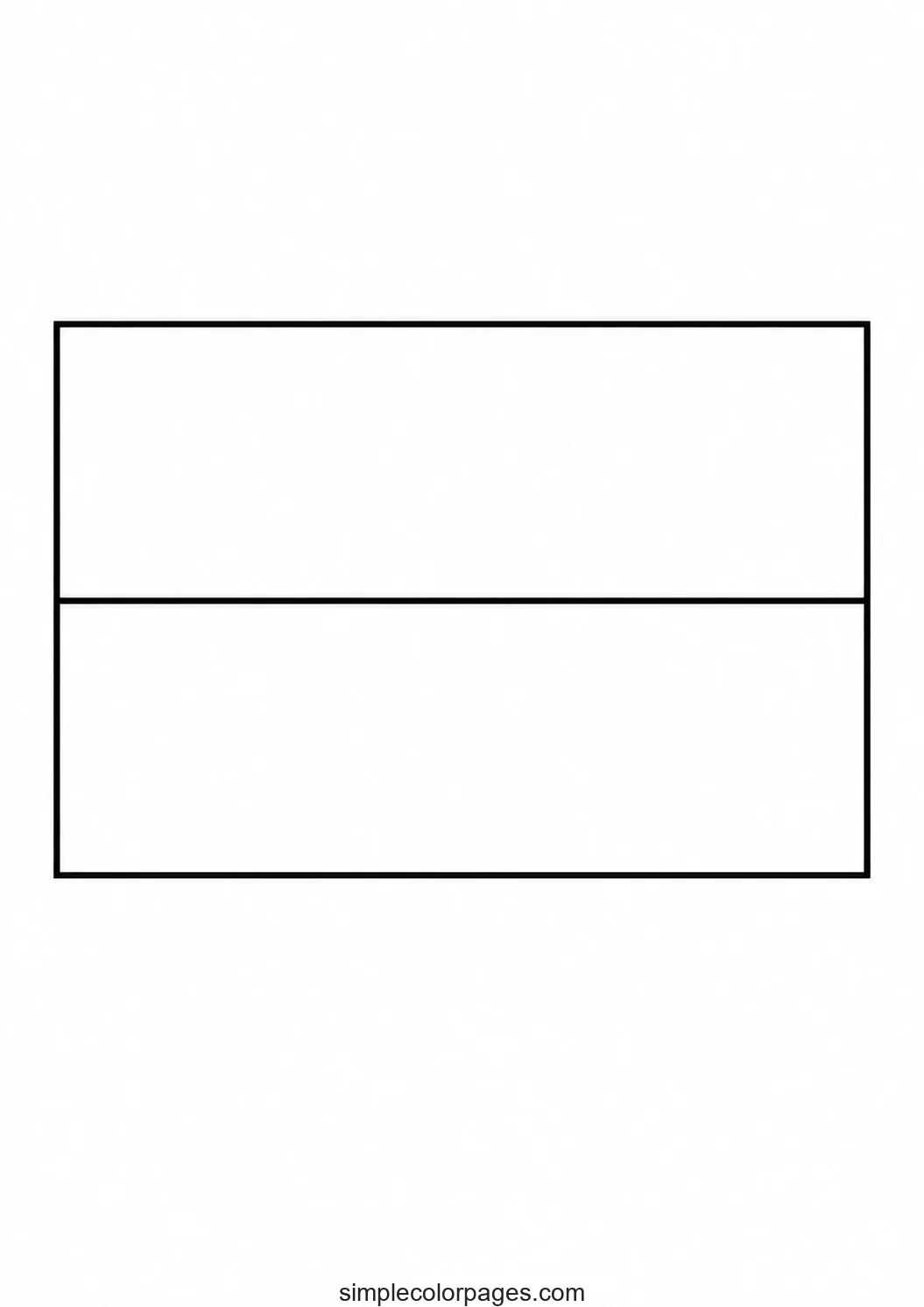 Preview of Indonesia Flag Coloring Page