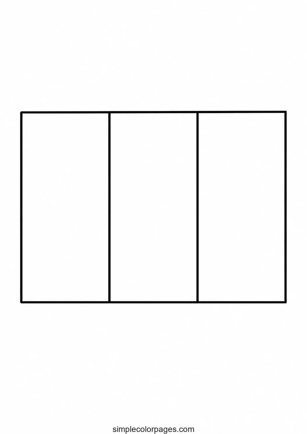 Preview of Ivory Coast Flag Coloring Page