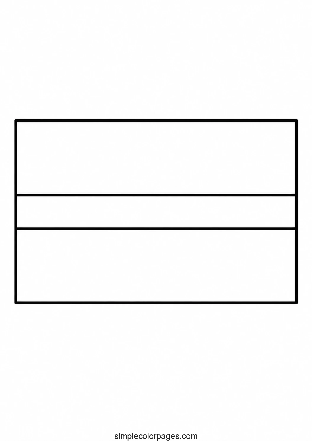 Preview of Latvia Flag Coloring Page