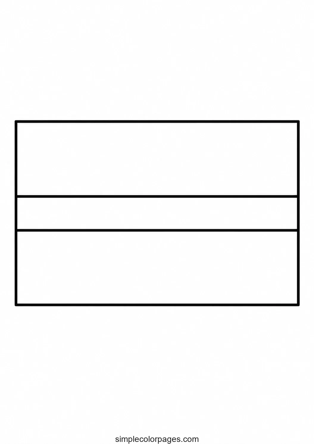 Preview of Latvia Flag Coloring Page