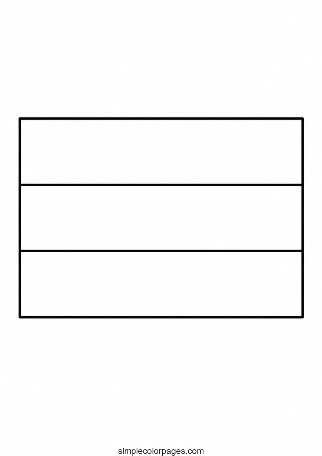 Preview of Lithuania Flag Coloring Page