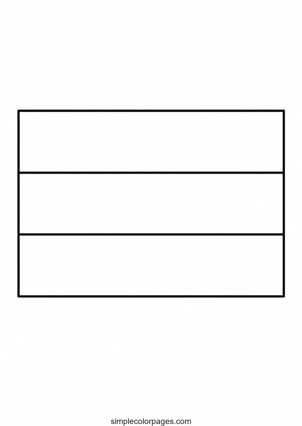 Preview of Lithuania Flag Coloring Page