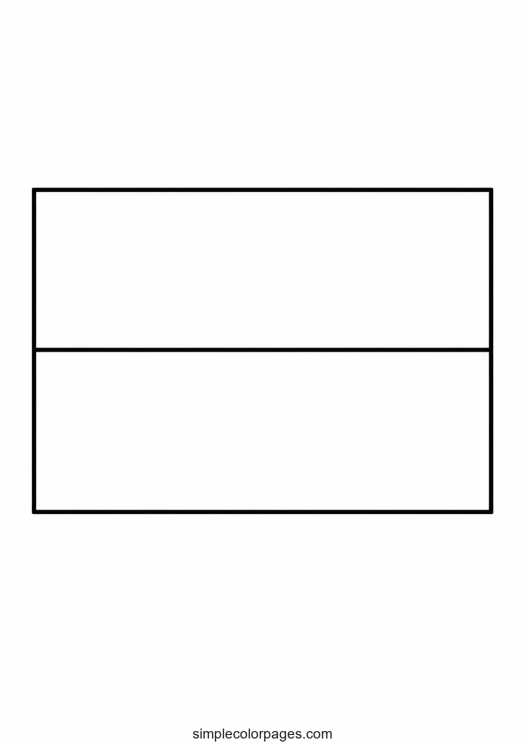 Preview of Monaco Flag Coloring Page