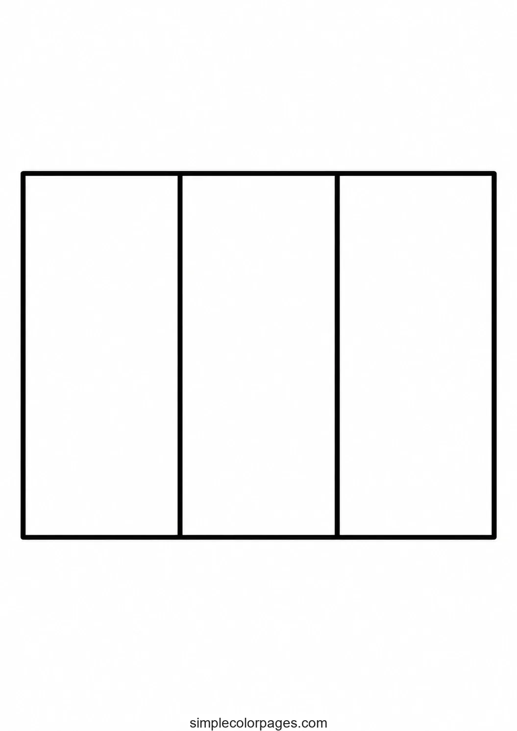 Preview of Romania Flag Coloring Page
