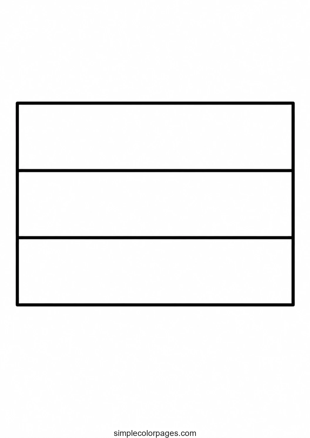 Preview of Russia Flag Coloring Page