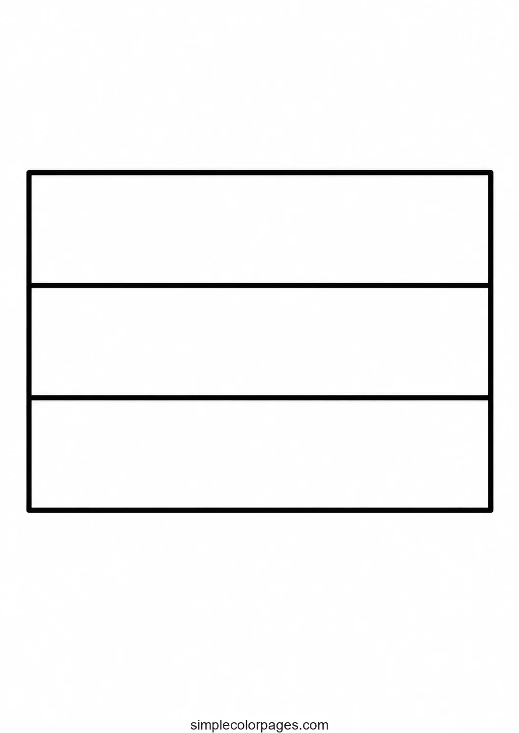 Preview of Russia Flag Coloring Page
