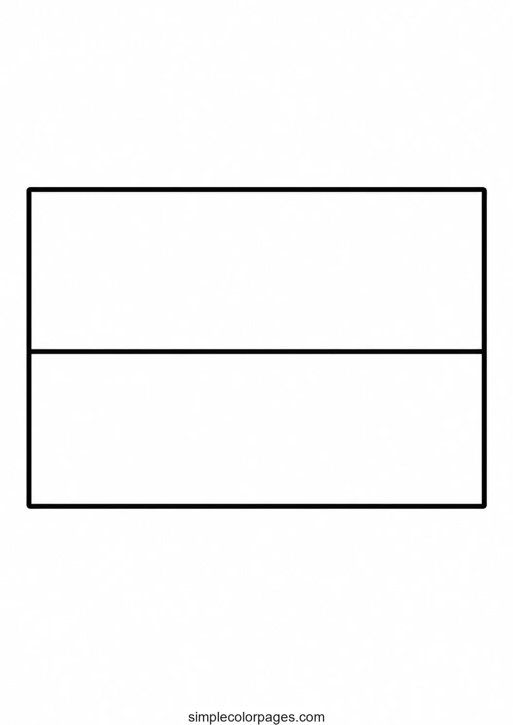 Preview of Ukraine Flag Coloring Page